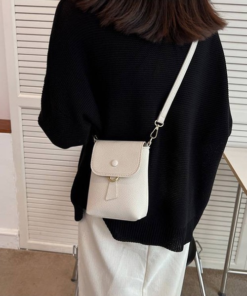 pumpkin port（パンプキンポート）の「ミニポシェット（ショルダーバッグ・レディース・ブラック/ベージュ/アイボリー・FREE）」の19枚目の写真