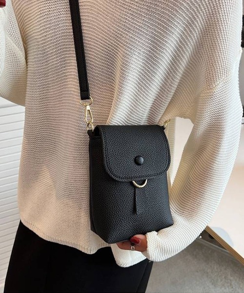 pumpkin port（パンプキンポート）の「ミニポシェット（ショルダーバッグ・レディース・ブラック/ベージュ/アイボリー・FREE）」の13枚目の写真