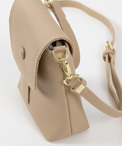 pumpkin port（パンプキンポート）の「ミニポシェット（ショルダーバッグ・レディース・ブラック/ベージュ/アイボリー・FREE）」の9枚目の写真