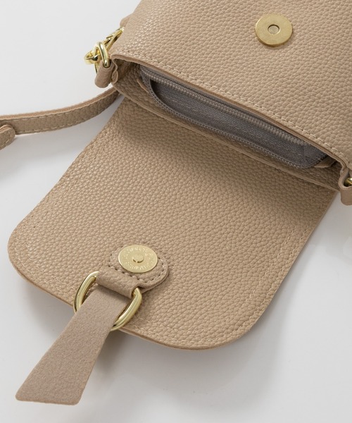 pumpkin port（パンプキンポート）の「ミニポシェット（ショルダーバッグ・レディース・ブラック/ベージュ/アイボリー・FREE）」の21枚目の写真