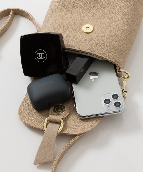 pumpkin port（パンプキンポート）の「ミニポシェット（ショルダーバッグ・レディース・ブラック/ベージュ/アイボリー・FREE）」の15枚目の写真