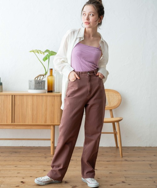 WEGO(ウィゴー)の「WEGO/マルチWAYカップインリブキャミソール(キャミソール・レディース・ホワイト/ブラック/アニマル/その他1/サックスブルー/ピンク/グリーン/ブラウン系その他/ブルー/ネイビー/ベージュ・SMALL/MEDIUM)」の18枚目の写真