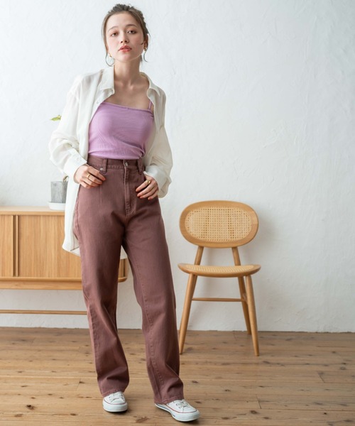 WEGO(ウィゴー)の「WEGO/マルチWAYカップインリブキャミソール(キャミソール・レディース・ホワイト/ブラック/アニマル/その他1/サックスブルー/ピンク/グリーン/ブラウン系その他/ブルー/ネイビー/ベージュ・SMALL/MEDIUM)」の19枚目の写真