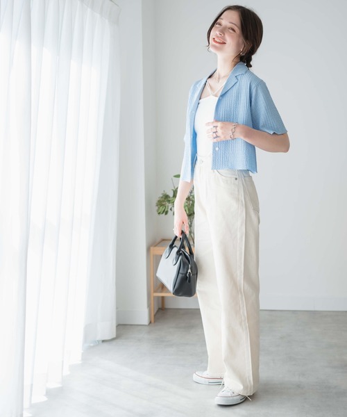 WEGO(ウィゴー)の「WEGO/マルチWAYカップインリブキャミソール(キャミソール・レディース・ホワイト/ブラック/アニマル/その他1/サックスブルー/ピンク/グリーン/ブラウン系その他/ブルー/ネイビー/ベージュ・SMALL/MEDIUM)」の22枚目の写真