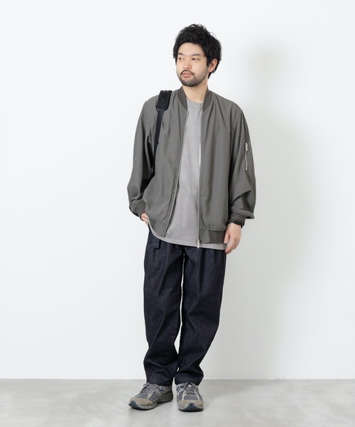 ATTACHMENT（アタッチメント）の「コットンジャージ ポケットレス S/S TEE  /  CO JERSEY POCKETLESS S/S TEE（Tシャツ/カットソー・メンズ・グレー/ブラック・2/1/3）」の12枚目の写真