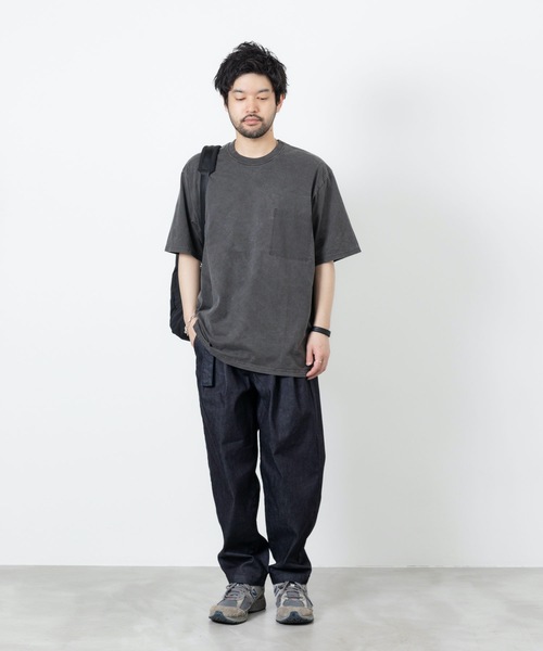 ATTACHMENT（アタッチメント）の「コットンジャージ ポケットレス S/S TEE  /  CO JERSEY POCKETLESS S/S TEE（Tシャツ/カットソー・メンズ・グレー/ブラック・2/1/3）」の17枚目の写真