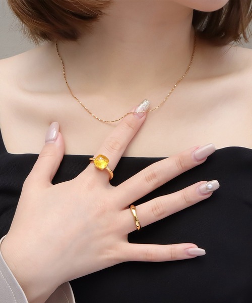 blackdia ocean（ブラックダイヤオーシャン）の「blackdia ocean ニュアンスリング（リング・レディース・ゴールド系その他/シルバー/ゴールド/シルバー系その他・11号/9号/13号）」の12枚目の写真