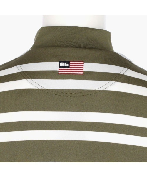 BRIEFING 緑 ポロシャツ ストライプ BRIEFING GOLF - MENS TOUR POLO | ポロシャツ | ピーコック
