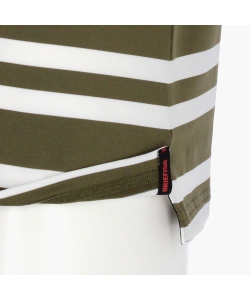 【ブリーフィングゴルフ】MENS STRIPE HIGH NECK