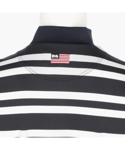 【ブリーフィングゴルフ】MENS STRIPE HIGH NECK