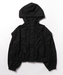 STYLEBLOCK | シャークスキンボリュームスリーブショート丈マウンテンパーカー(マウンテンパーカー)