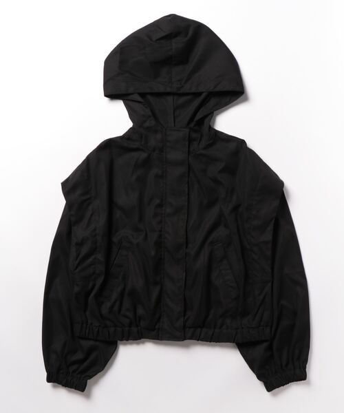 シャークスキンボリュームスリーブショート丈マウンテンパーカー（マウンテンパーカー）｜STYLEBLOCK（スタイルブロック）