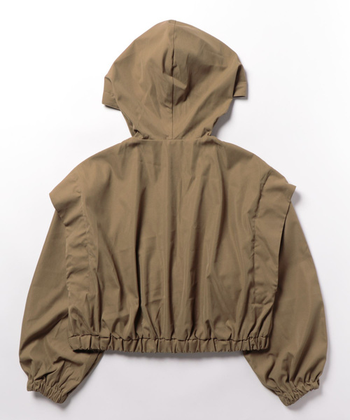 シャークスキンボリュームスリーブショート丈マウンテンパーカー（マウンテンパーカー）｜STYLEBLOCK（スタイルブロック）