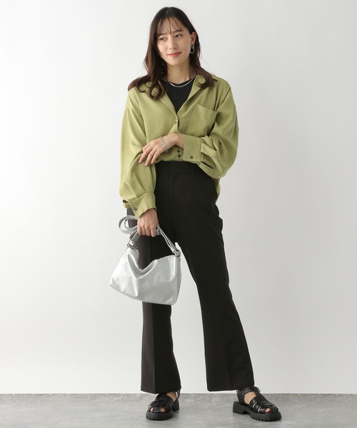 GLOBAL WORK（グローバルワーク）の「Beautee2WAYタンク/163479（タンクトップ・レディース・ブラック/ネイビー/オレンジ/アイボリー/モカ/オフホワイト/ブラウン・MEDIUM/LARGE）」の17枚目の写真