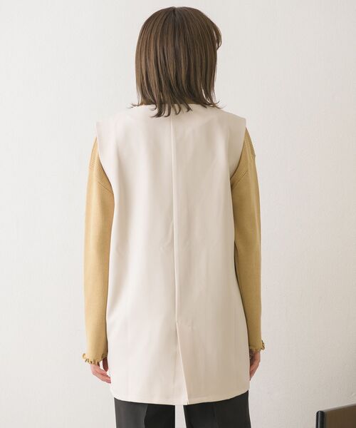 RETRO GIRL（レトロガール）の「ノーカラーゆるベスト（ベスト・レディース・ブラック/ナチュラル/ライトブルー・FREE）」の18枚目の写真