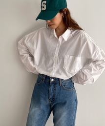 El mar | El mar(エルマール) コットンオーバーサイズシャツ(シャツ/ブラウス)