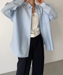 El mar | El mar(エルマール) コットンオーバーサイズシャツ(シャツ/ブラウス)