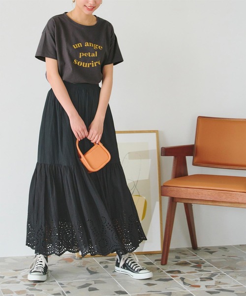 titivate(ティティベイト)の「デザインプリントロゴTシャツ(Tシャツ/カットソー・レディース・ホワイト系その他/グレー系その他/ホワイト系その他2・FREE)」の16枚目の写真