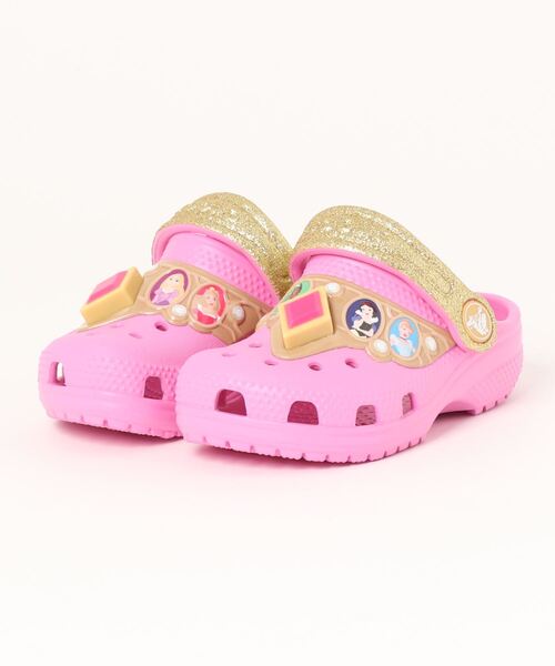 【Crocs】US Disney Parks ピンク ラメ入り アイコン クロックス Mickey Mouse Icon Clogs for Adults by Crocs – Pink Glitter