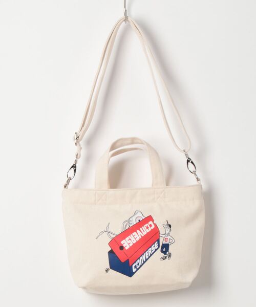 CONVERSE（コンバース）の「【CONVERSE】ソリマチアキラ　2way mini tote bag（ショルダーバッグ・レディース・ブラック/レッド/グリーン/オレンジ/その他・FREE）」の3枚目の写真