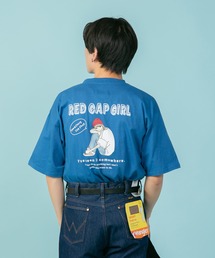 【UNIIT/ユニット】【RED CAP GIRL/レッドキャップガール】UNIIT×RED CAP GIRL　コラボ　バックプリント　ビッグシルエット　Tシャツ