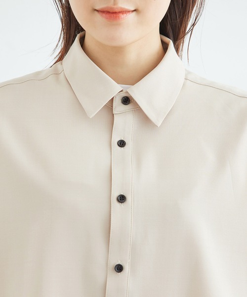 ROPE' PICNIC（ロペピクニック）の「SETアイテム/シャツ+キャミワンピース（ワンピース・レディース・チャコールグレー/ベージュ・38）」の12枚目の写真