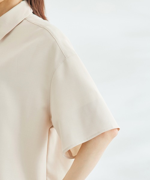 ROPE' PICNIC（ロペピクニック）の「SETアイテム/シャツ+キャミワンピース（ワンピース・レディース・チャコールグレー/ベージュ・38）」の6枚目の写真