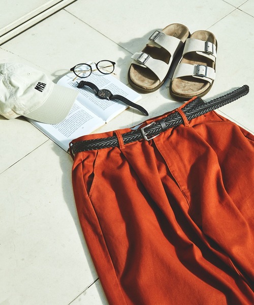 EMMA CLOTHES（エマクローズ）の「シンセティックレザーミックスメッシュベルト EMMA CLOTHES（ベルト・メンズ・ブラック系1/キャメル/ブラウン系1/ダークブラウン/ブラック・FREE）」の6枚目の写真