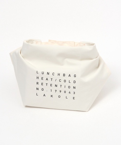 LAKOLE（ラコレ）の「【保温･保冷】ニュアンスカラースタッフランチバッグ / 184592（キッチンツール・レディース・チャコール/アイボリー/ベージュ/グレー/ライトグレー/ダークグレー・FREE）」の17枚目の写真