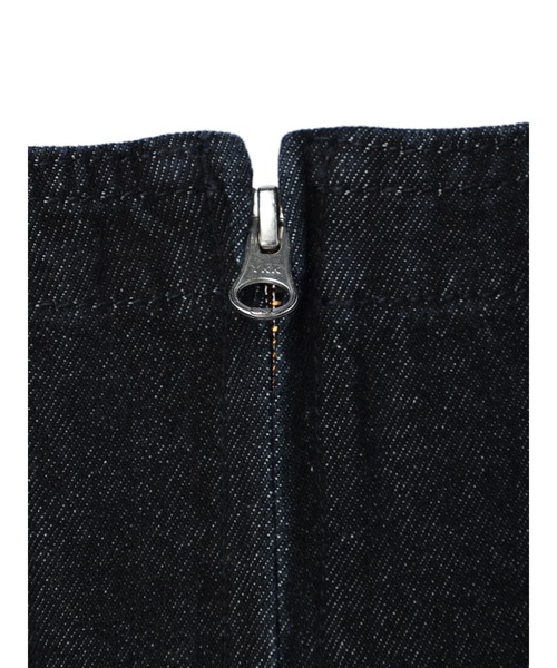 earth music&ecology(アースミュージックアンドエコロジー)の「オーバーオールデニム(サロペット/オーバーオール・レディース・アイボリー/ダークインディゴブルー・M/S)」の7枚目の写真