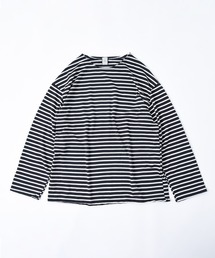 folka | 【folka】ワイドシルエットボーダーロングTシャツ/長袖(Tシャツ/カットソー)