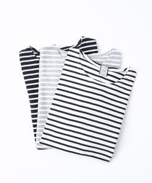 folka | 【folka】ワイドシルエットボーダーロングTシャツ/長袖(Tシャツ/カットソー)