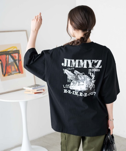 WEGO(ウィゴー)の「∴WEGO/【一部店限定】別注JIMMY’ZグラフィックT(Tシャツ/カットソー・メンズ・ホワイト系その他/ホワイト/ブラック系その他/ブラック・LARGE/MEDIUM)」の3枚目の写真