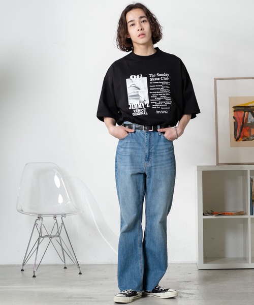 WEGO(ウィゴー)の「∴WEGO/【一部店限定】別注JIMMY’ZグラフィックT(Tシャツ/カットソー・メンズ・ホワイト系その他/ホワイト/ブラック系その他/ブラック・LARGE/MEDIUM)」の12枚目の写真