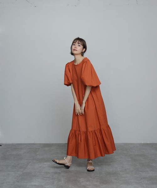 HERENCIA（ヘレンチア）の「ショートバルーンスリーブ バック 