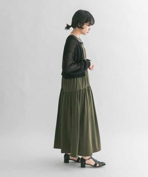 KBF(ケイビーエフ)の「2WAYシアーニットカーディガン(カーディガン/ボレロ・レディース・ブルー/オレンジ系その他/ブラック・ONE)」の18枚目の写真