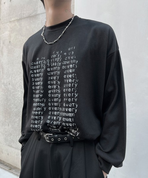 Figments（フィグメンツ）の「everyロンT（Tシャツ/カットソー・レディース・ブラック/ホワイト・FREE）」の17枚目の写真