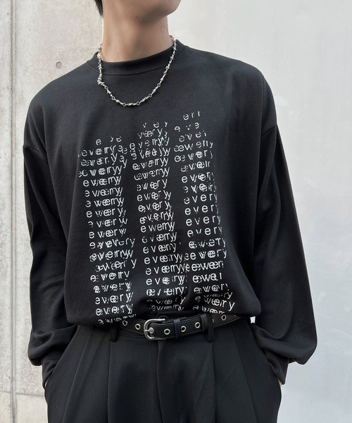 Figments（フィグメンツ）の「everyロンT（Tシャツ/カットソー・レディース・ブラック/ホワイト・FREE）」の13枚目の写真