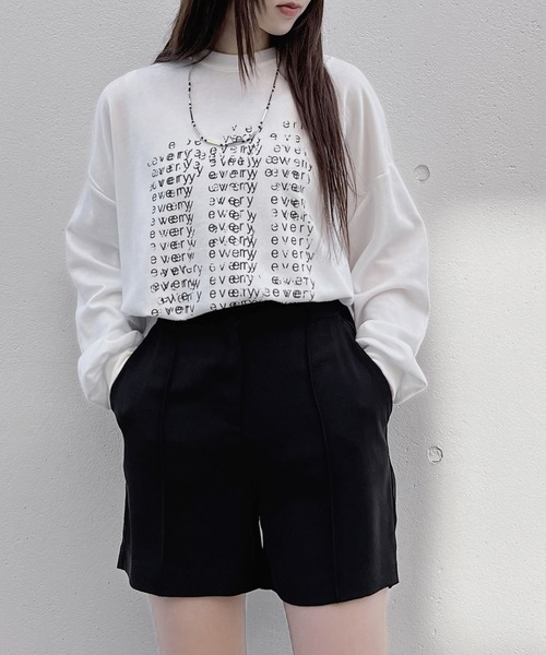 Figments（フィグメンツ）の「everyロンT（Tシャツ/カットソー・レディース・ブラック/ホワイト・FREE）」の15枚目の写真
