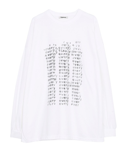 Figments（フィグメンツ）の「everyロンT（Tシャツ/カットソー・レディース・ブラック/ホワイト・FREE）」の18枚目の写真