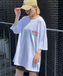 【ZOZO限定】【BNCP】陰陽ロゴプリントTシャツ