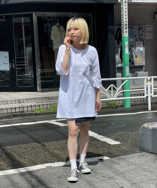 ZOZO限定】【BNCP】陰陽ロゴプリントTシャツ（Tシャツ
