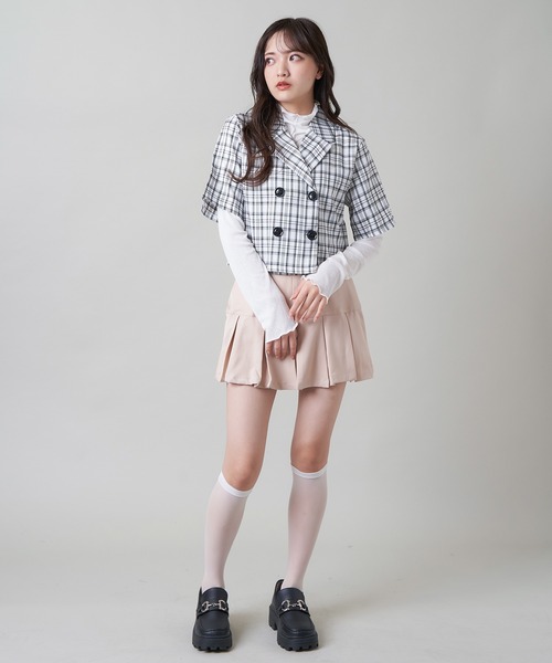 SPINNS（スピンズ）の「【ミニスカには必須！程よい透け感◎】シアー