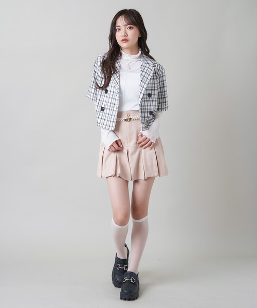 ミニスカには必須！程よい透け感◎】シアー素材 ナイロンハイソックス