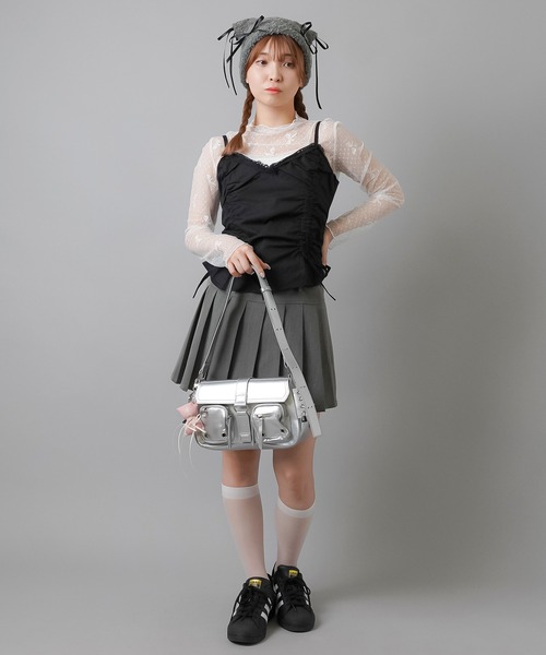 ミニスカには必須！程よい透け感◎】シアー素材 ナイロンハイソックス