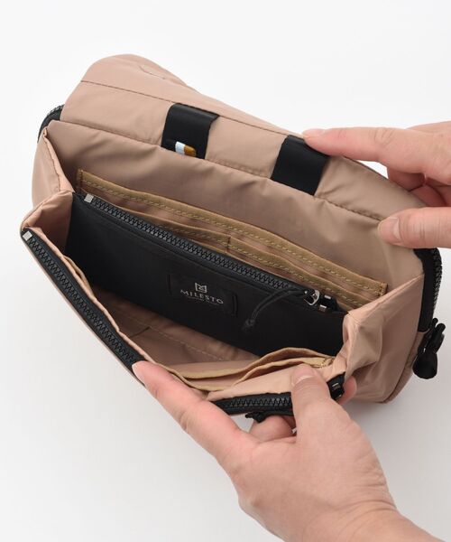 TRAVEL SHOP MILESTO(トラベルショップミレスト)の「TROT マルチショルダーバッグ MLS878(ショルダーバッグ・レディース・グレー/ベージュ/ブラック/カーキ・フリ-)」の12枚目の写真