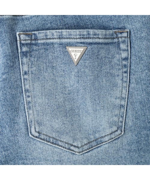 Guess(ゲス)の「Obi Variation Wide Denim Pants(デニムパンツ・レディース・ライトブルー・25inch/26inch/28inch/27inch)」の4枚目の写真