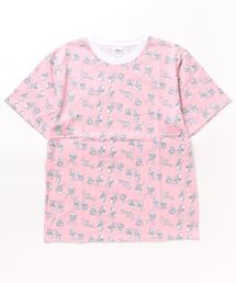 【 Disney 】 ディズニーキャラクター 総柄Ｔシャツ 23B