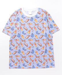 【 Disney 】 ディズニーキャラクター 総柄Tシャツ 23B