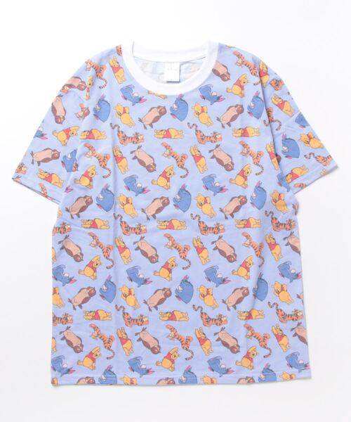 Disney(ディズニー)の「【 Disney 】 ディズニーキャラクター 総柄Tシャツ 23B(Tシャツ/カットソー・レディース・その他3/その他2/その他1・LARGE/X-LARGE)」の1枚目の写真